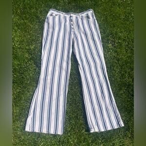 60s Vintage Wrangler Misses Striped Button Fly Jeans